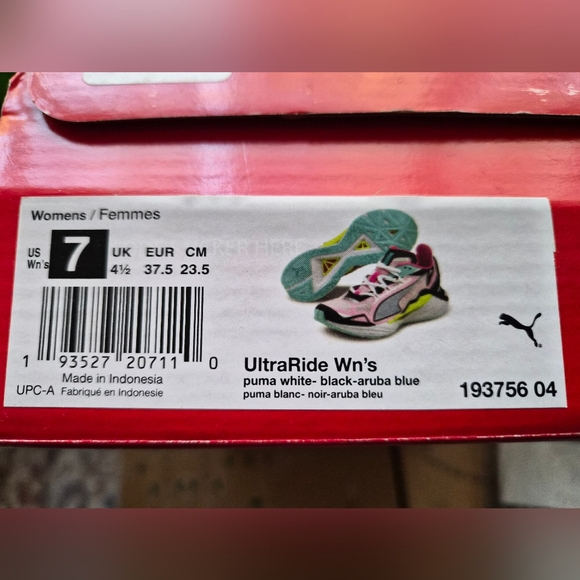 Puma/ Ultraride trainers /Pink🌸size 7 / worn once in new condition♡ - Picture 2 of 2